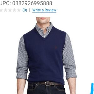 NWT Ralph Lauren Navy Sweater Vest